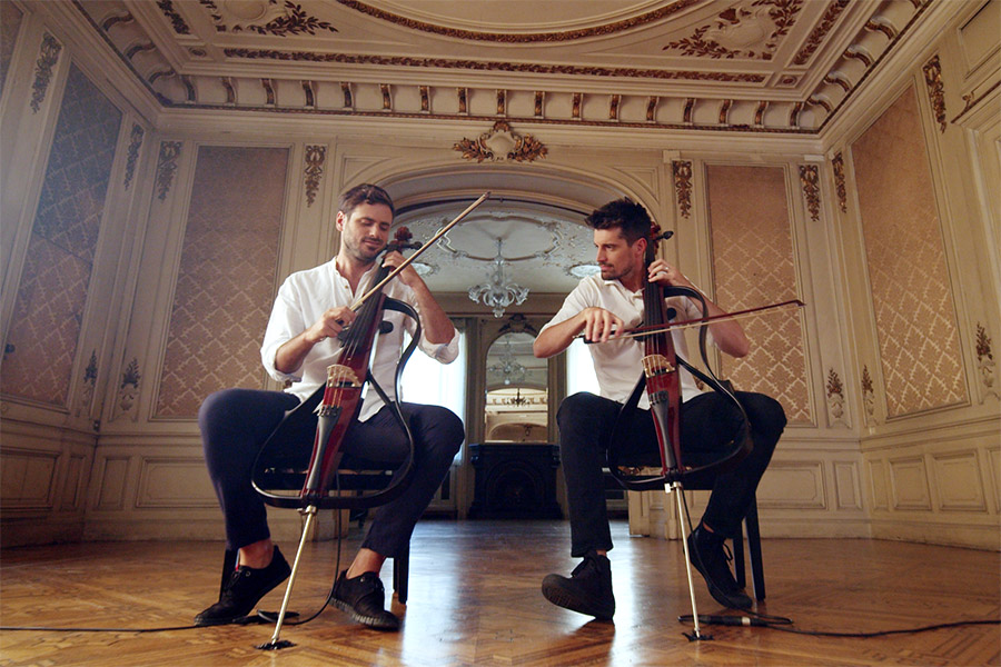 2CELLOS - PUBLICITY PHOTO - GMA3 Performance 01, August 12, 2021 - Photo Credit Giulio C. Ladini_