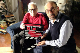 《配樂大師顏尼歐》製作歷時5年，由《新天堂樂園》導演朱賽佩托納多雷(右)執導